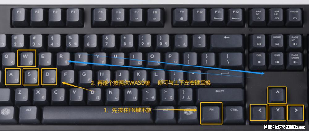 键盘,怎样把wasd键与上下左右方向键互换? - 生活百科 - 阜阳生活社区 - 阜阳28生活网 fy.28life.com